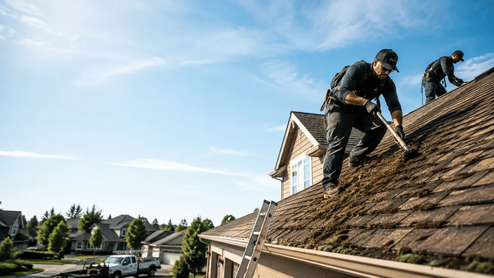 Roof Moss Removal in La Mesa, CA near me